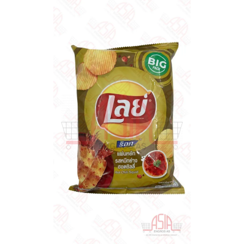 Lays Potato Chips CUTTLEFISH HOT CHILLI 75g x 24